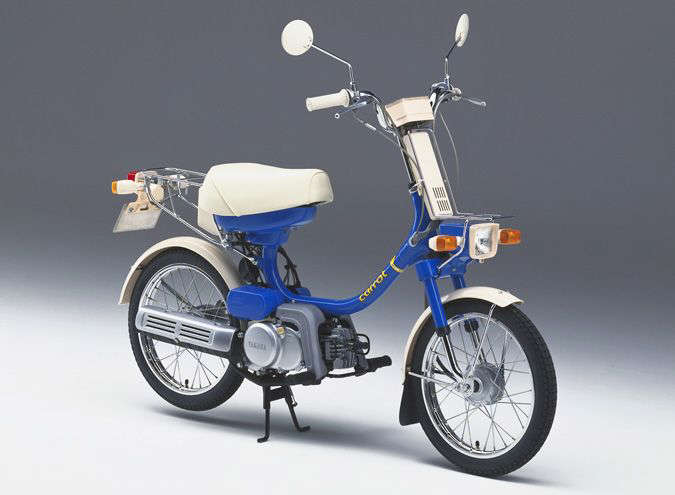 Unik..Motor Yamaha Mirip Sepeda Onthel, Tenaganya Hanya 2,2 Dk
